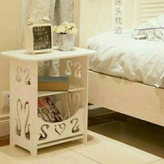 Kệ gỗ thiên nga để đầu giường
