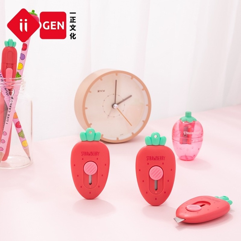1 Dao rọc giấy mini hình củ cà rốt xinh xắn