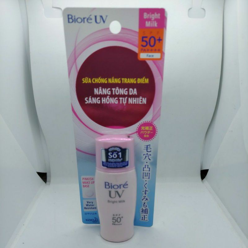 Chống Nắng Biore' UV Bright Milk SPF 50+PA ++++