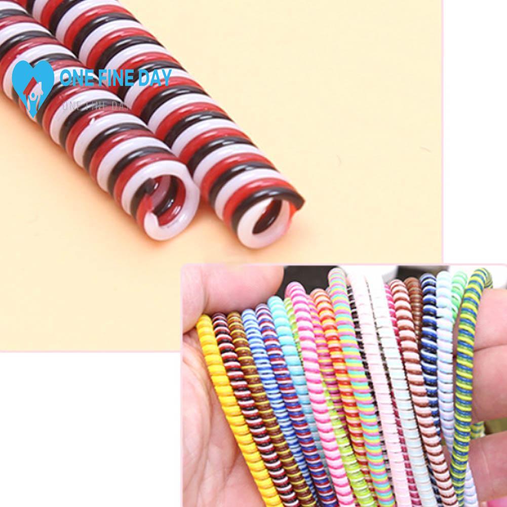 Dây Lò Xo Quấn Bảo Vệ Dây Cáp Tai Nghe Chống Đứt 1.4m T1C7