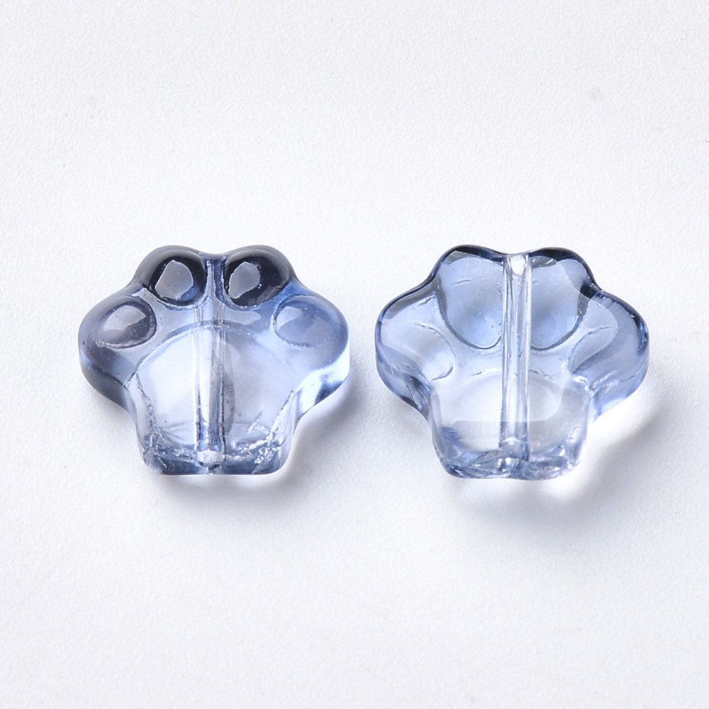 Set 20 Hạt Thủy Tinh 11*12*4.5mm Làm Đồ Trang Sức Thủ Công