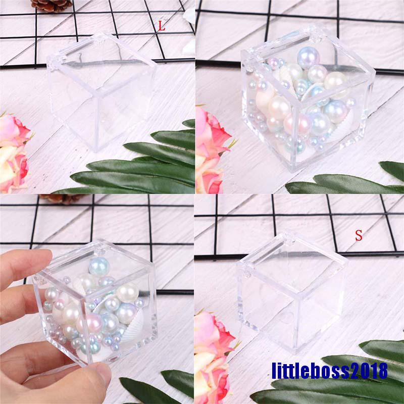 Hộp Nhựa Acrylic Trong Suốt Đựng Kẹo Trang Trí Tiệc Cưới 2018