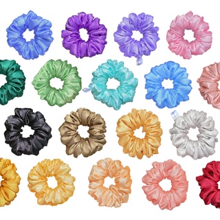 SIZE 12cm | Cột Tóc Scrunchies Lụa Mềm Mịn Xinh Xắn Handmade ♡ CHERRYSUMMER