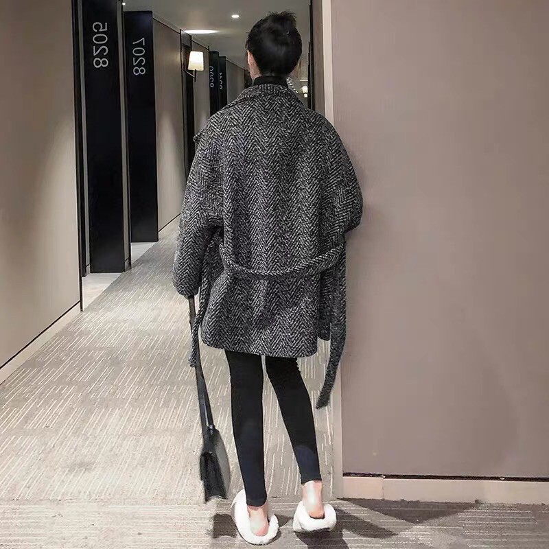 [FREESHIP - HÀNG LOẠI 1] ÁO DẠ XƯƠNG CÁ 2 LỚP KÈM ĐAI SIÊU CHẢNH | BigBuy360 - bigbuy360.vn