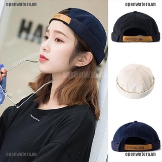 Mũ beanie không vành có thể điều chỉnh thêu họa tiết chữ cho nam và nữ