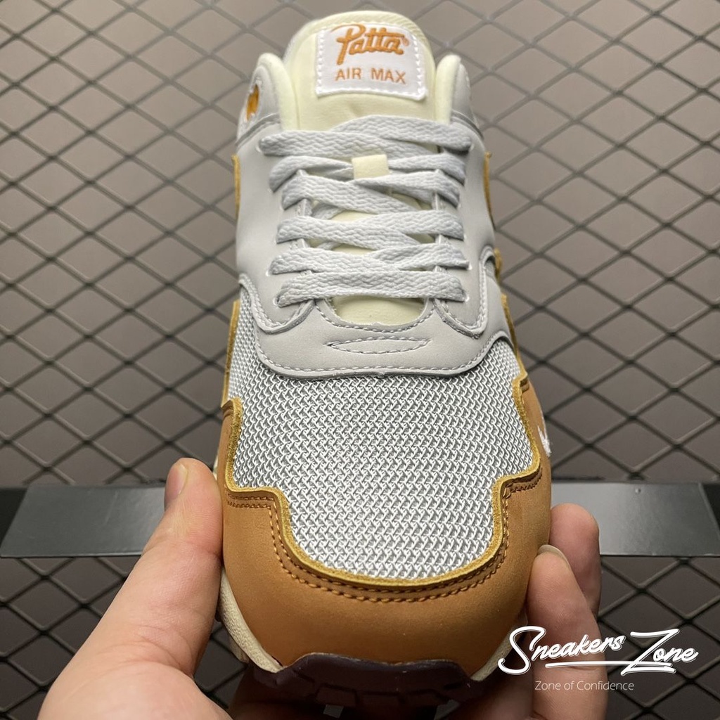 Giày Thể Thao, Sneaker Air Max 1 Patta Monarch Màu Cam Phối đồ Cực Chất Cho Cả Nam Và Nữ Sneakers World