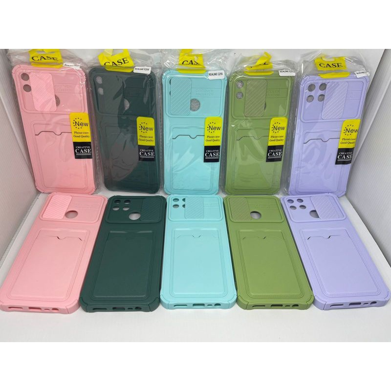 Ốp Điện Thoại TPU Có Nắp Trượt Camera Cho Xiaomi Redmi 9C / 9T. Trượt Camera + Thẻ
