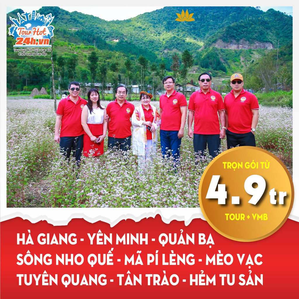 HCM  Tour du lịch TPHCM - HÀ NỘI - TUYÊN QUANG - HÀ GIANG - LŨNG CÚ