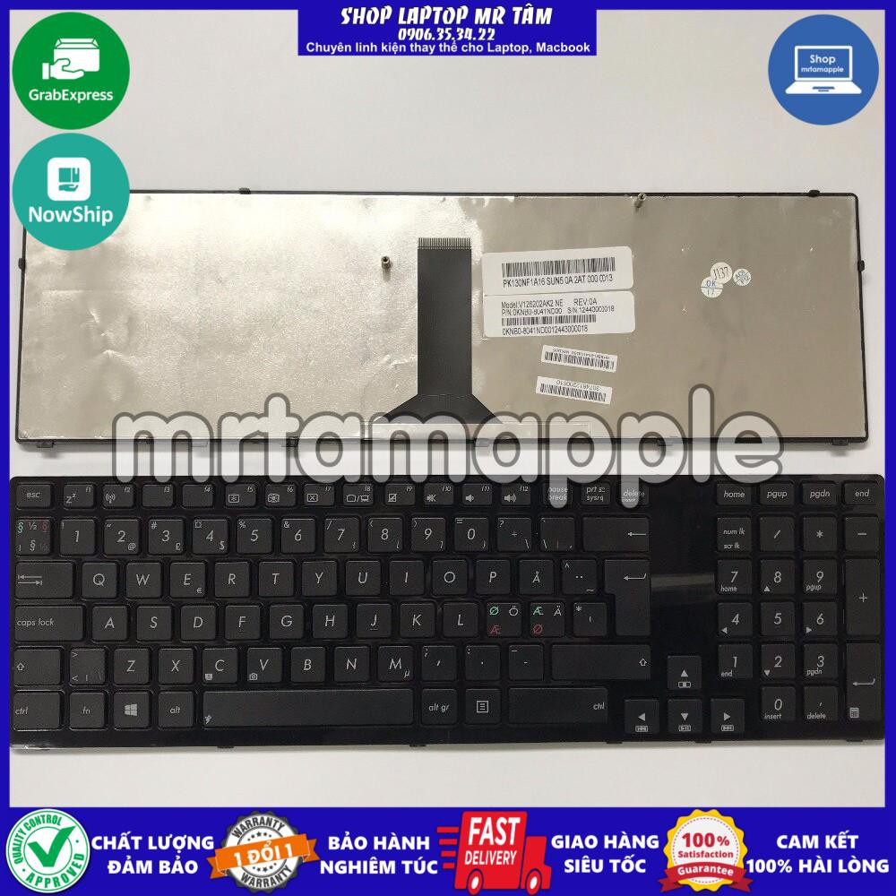 (KEYBOARD) BÀN PHÍM LAPTOP ASUS K95 dùng cho K95 K95V K95VB K95VJ K95VM X93 X93S X93SM X93SV