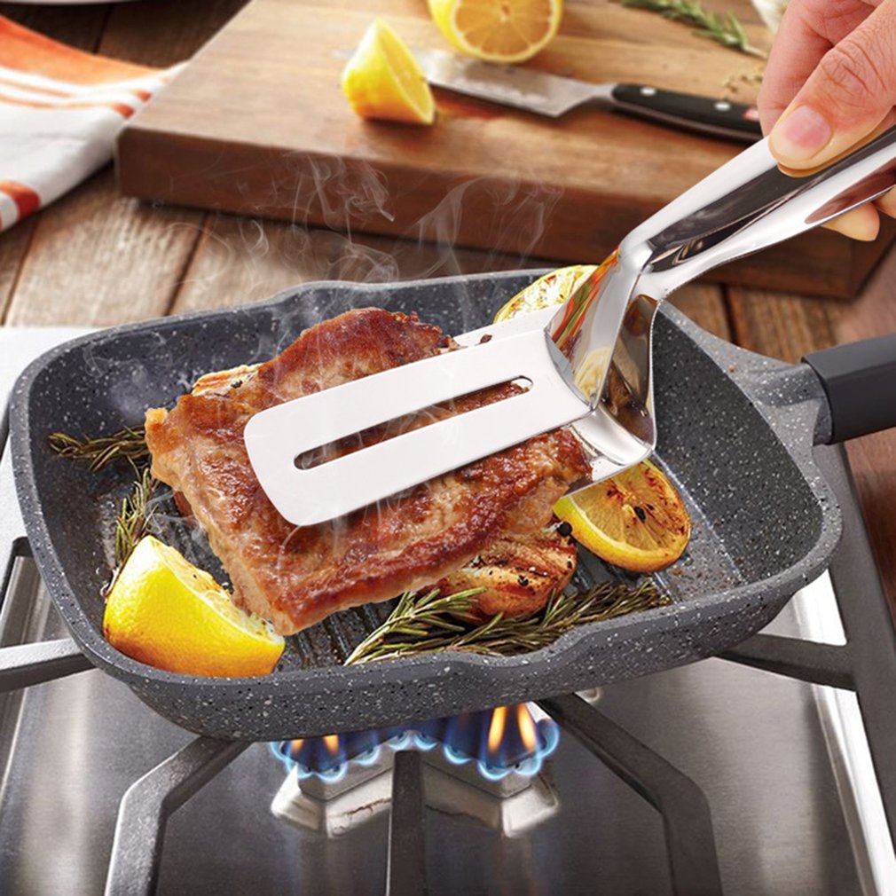 Dụng Cụ Kẹp Thịt Nướng BBQ Và Bánh Mì ANAEAT Dành Cho Nhà Bếp Bằng Thép Không Gỉ 304