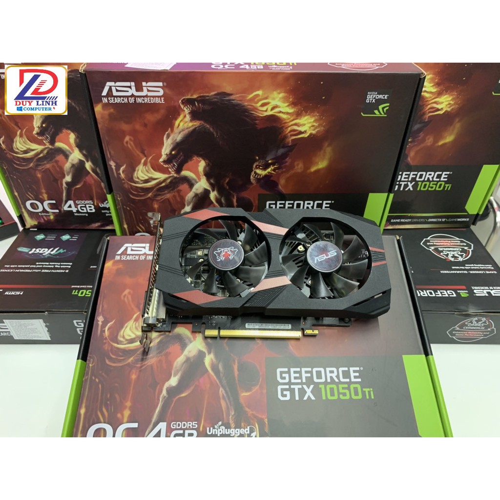 Vga GTX 1050ti 4G ASUS CERBERUS 2 fan đẹp full hộp như mới còn bảo hành 11/2021 | BigBuy360 - bigbuy360.vn