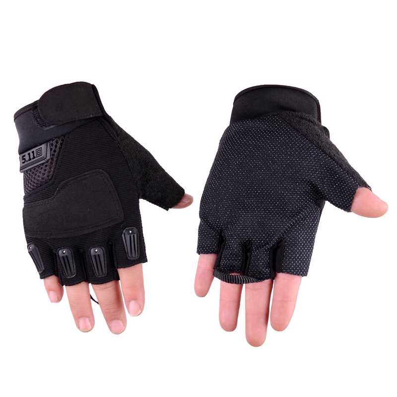 Găng Tay Thể Thao Nửa Ngón Chống Trượt Thoáng Khí 1 Cặp