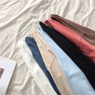 Áo thun dài tay basic 7 màu