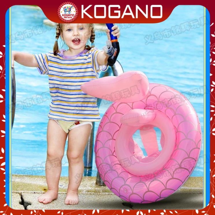 Phao Bơi Cho Bé KOGANO Phao Bơi Trẻ Em Xỏ Chân Chống Lật An Toàn Bơi Lội Đuôi Nàng Tiên Cá SS-001264