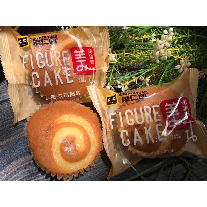 Bánh Bông lan chén Tròn Figure Cake ( 1 thùng 2kg ) vân chén