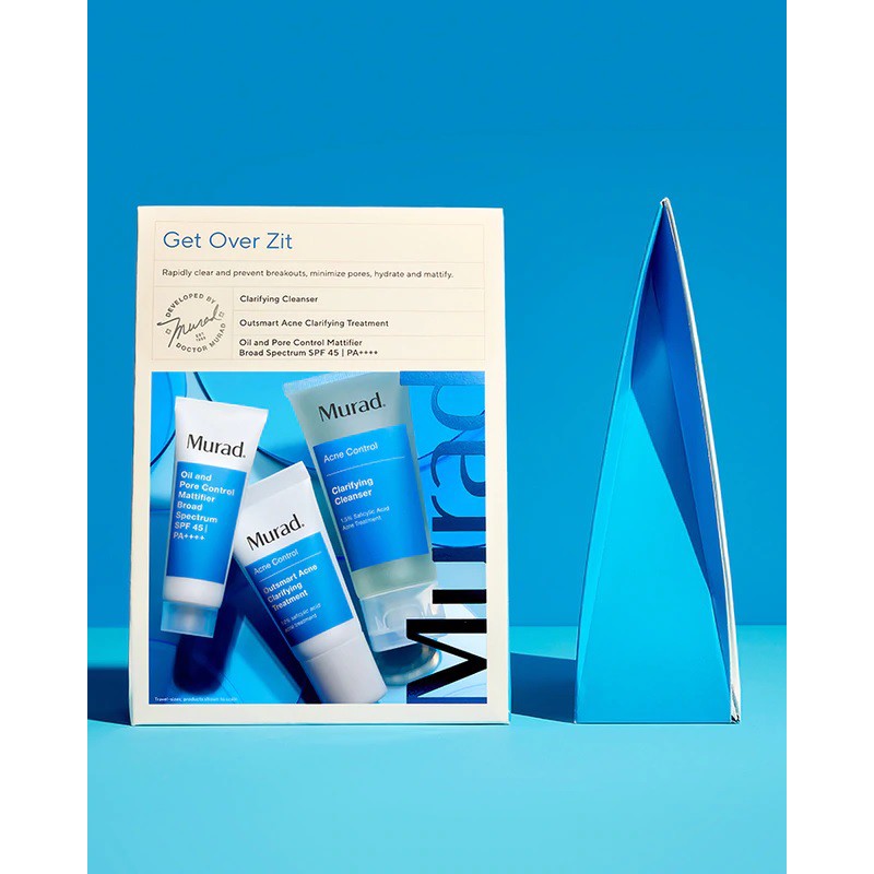 [CÓ SẴN - TIẾT KIỆM] BỘ SẢN PHẨM ĐÁNH BAY MỤN 30 DAY MURAD - GET OVER ZIT
