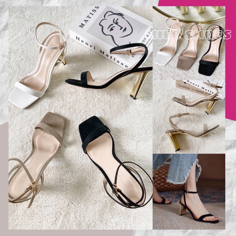GIÀY CAO GÓT ĐỒNG HẬU SANDAL CAO 9 PHÂN MIEOSHOES ( G705 G706 G707 )