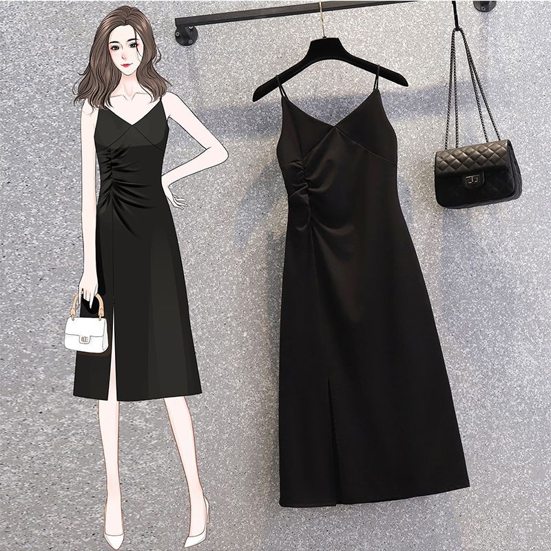 (Bigsize L-4XL) váy hai dây quảng châu
