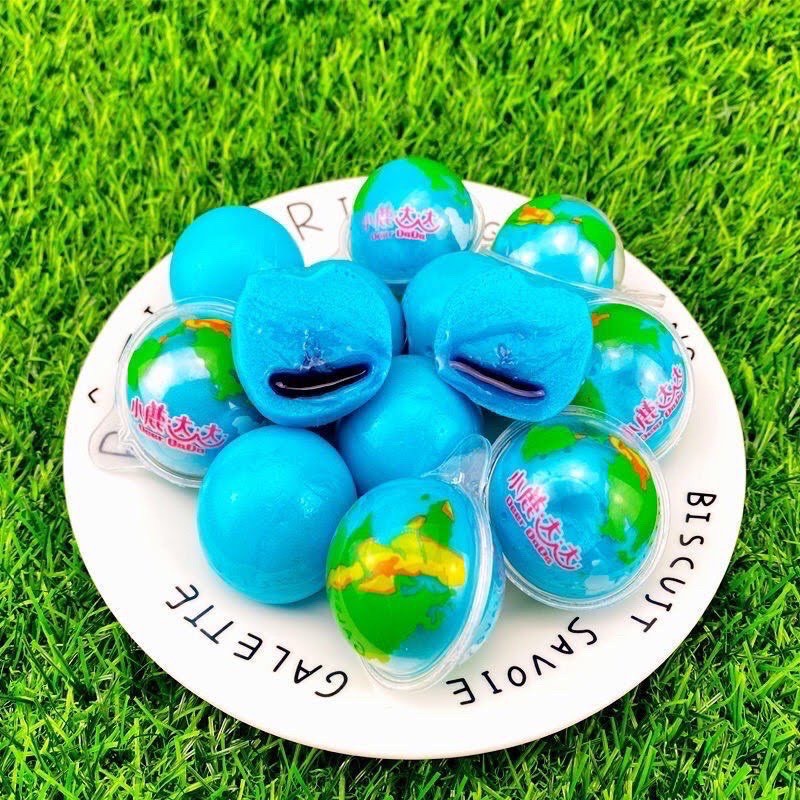 [Lẻ] Kẹo có nhân sốt con mắt/ trái đất/ quả bóng/ đào tiên/ dưa hấu/ siêu nhân/ con vịt Halloween ăn vặt cho bé ngon rẻ