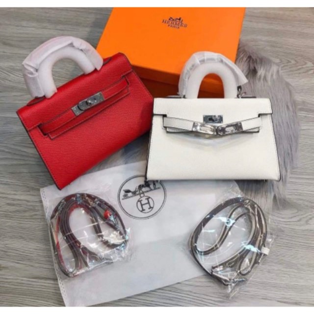 Túi HM da sần full box, thẻ size mini