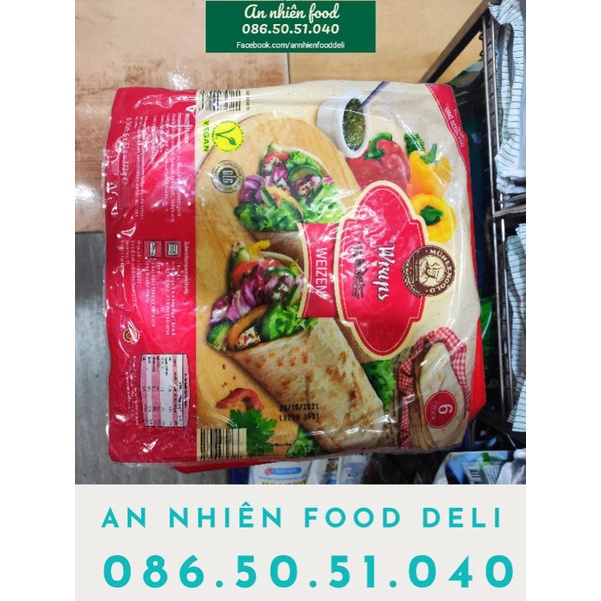 Bánh Cuộn Tortilla Vỏ Bánh Ngô Wraps Goldahren Size XXL 12 Stiick