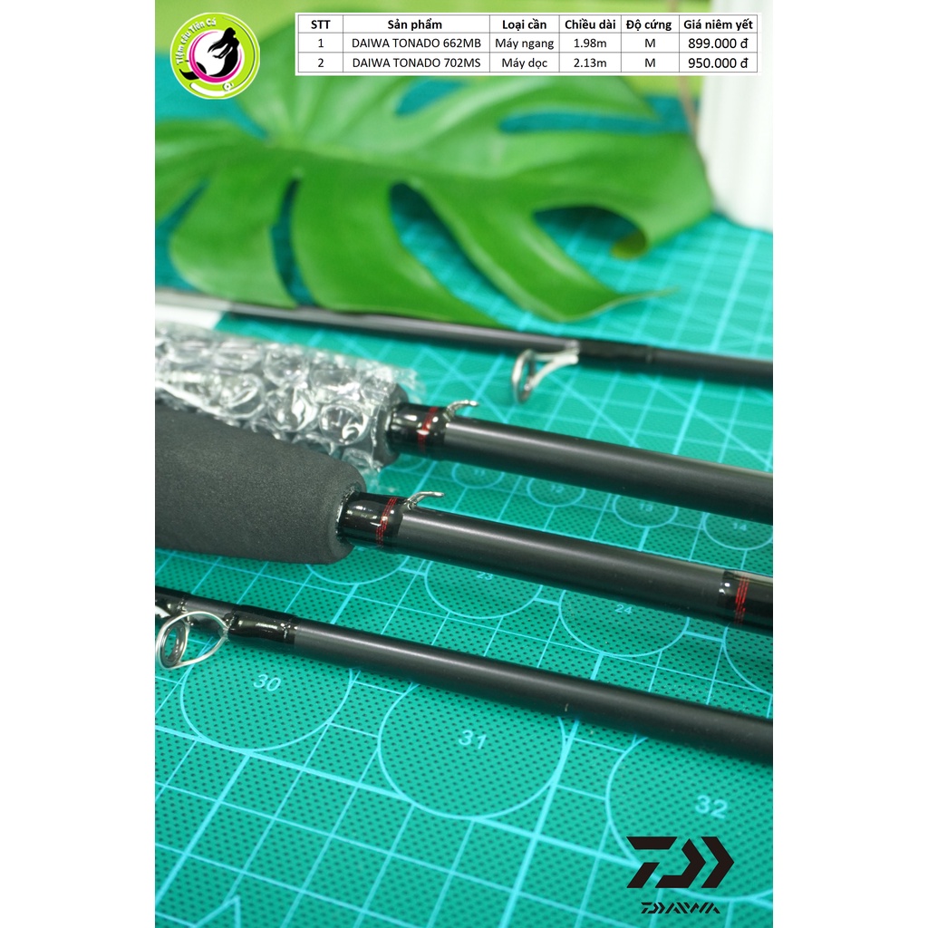 DAIWA TORNADO |  Cần lure chính hãng Daiwa  | Khoen Fuji O-Ring, đầu bu chống xoắn