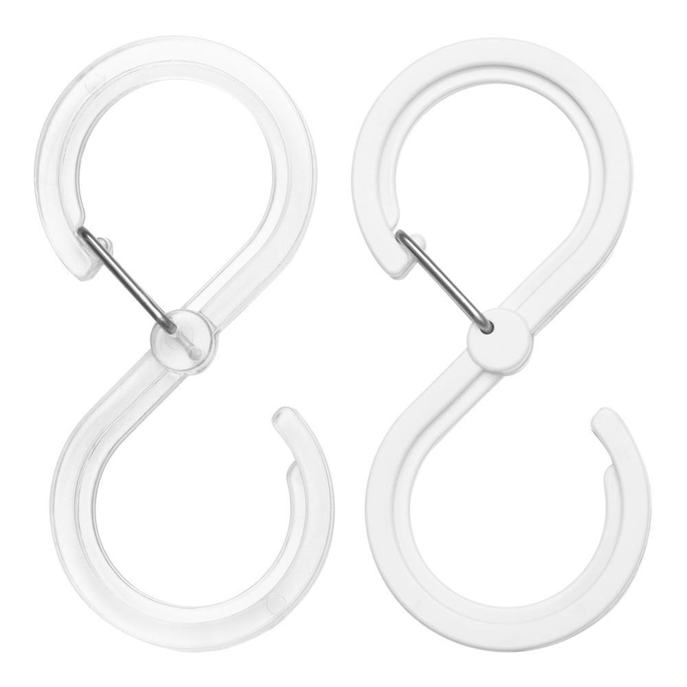 KUNHEV Bộ 8 Móc Khóa Chữ S Đa Năng Chống Gió Tiện Dụng