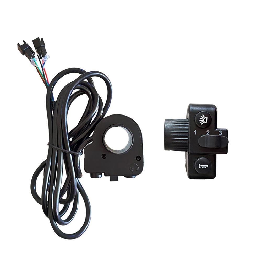 Công Tắc 3 Trong 1 Tích Hợp Còi Và Đèn Chuyên Dụng Cho Xe Đạp Điện