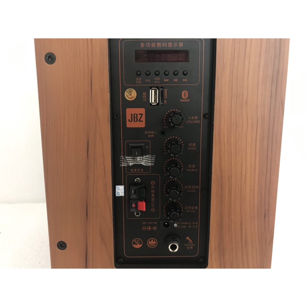Loa kéo Bass 15cm, 150W kèm 2 tay micro