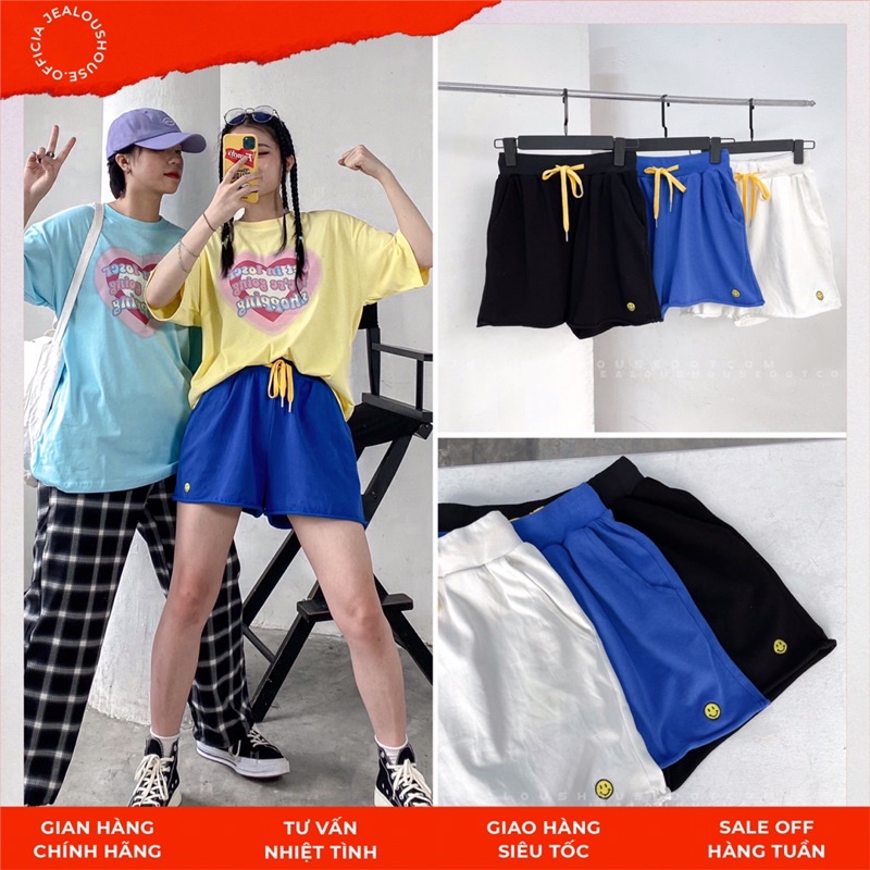 Quần short vải, quần short nỉ smile 5799
