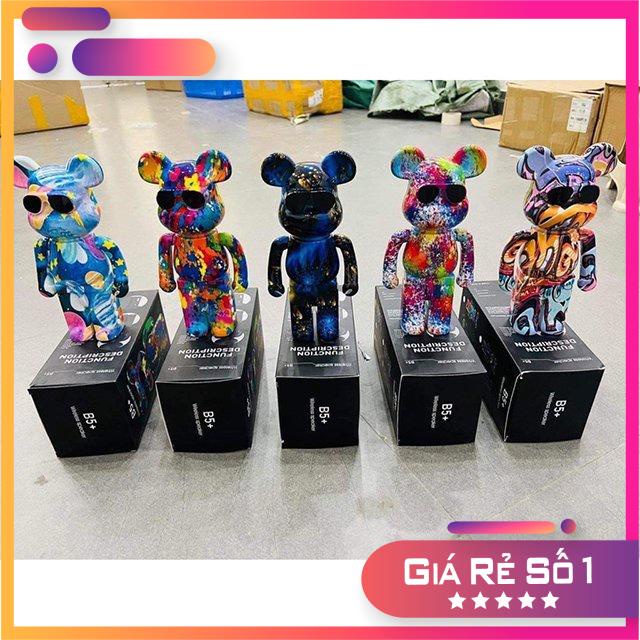 Loa Bluetooth Gấu Bearbrick Nghe Nhạc cực hay, Loa bluetooth Gấu Mini B5 Màu Sắc đa dạng