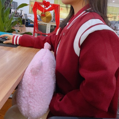Áo Khoác Bomber Teddy Nam Phối Viền Da Chất Liệu Dạ Thời Trang Nam Cao Cấp