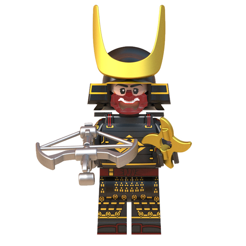 Bộ Đồ Chơi Lắp Ráp Mô Hình Chiến Binh Samurai Mini Cho Bé