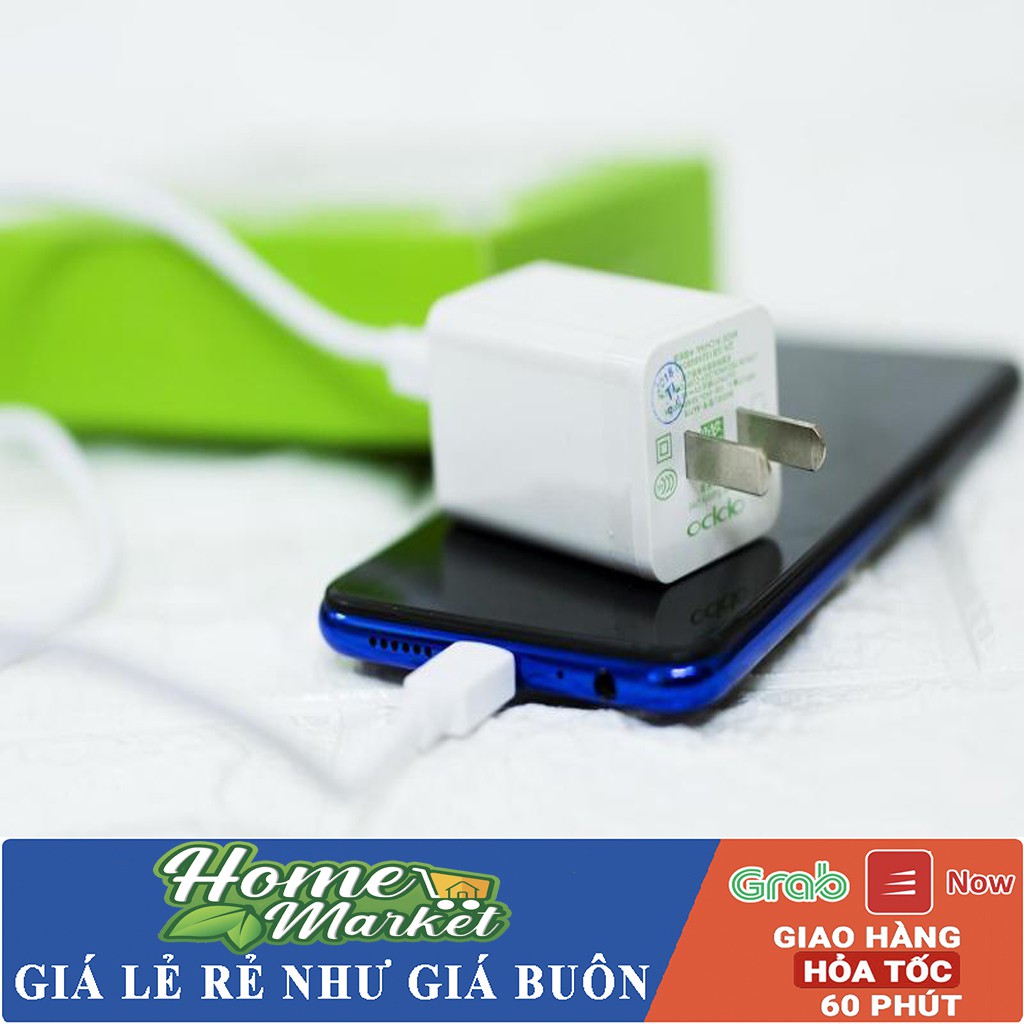 Bộ Củ, Cáp Sạc Oppo 4A có 2 cổng USB tiện dụng hỗ trợ sạc nhanh, Dành Cho Điện Thoại Oppo