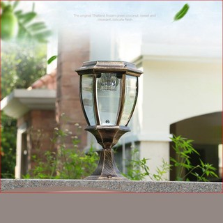 Đèn trụ cổng năng lượng mặt trời - L4D