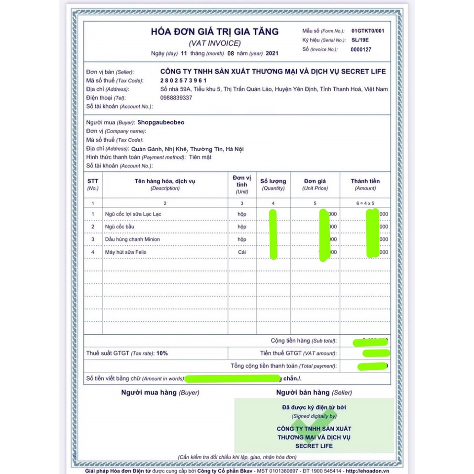 Ngũ cốc Bầu Lạc Lạc (hộp 30 gói) siêu dinh dưỡng dành cho mẹ bầu giúp hấp thu vào con nhiều hơn