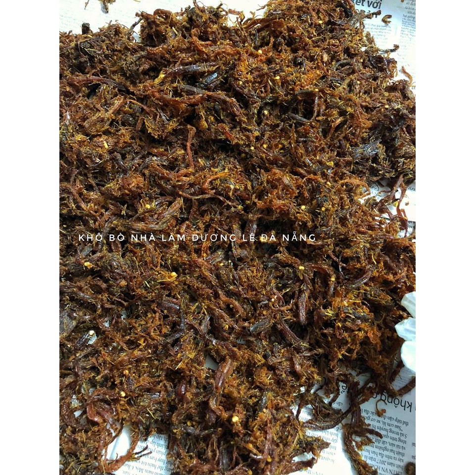 [Mã GROXUAN1 giảm 8% đơn 150K] Bò Khô Sợi Ngon 250gr Đặc Sản Đà Nẵng Nhà Làm Dương Lê | BigBuy360 - bigbuy360.vn