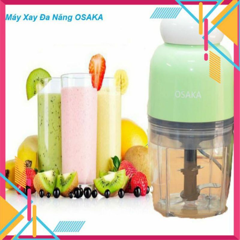 MÁY XAY THỊT⚡FREESHIP⚡MÁY XAY OSAKA DH-807 NẮP TRÒN XAY THỊT RAU CỦ QUẢ ĐA NĂNG TIỆN DỤNG