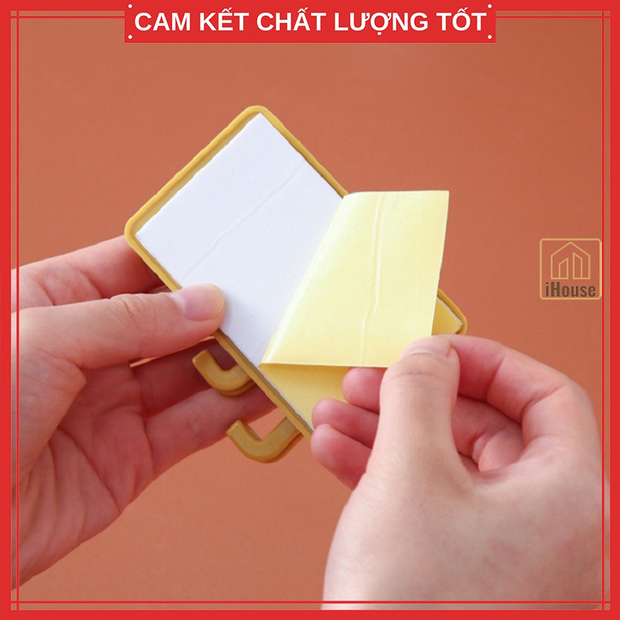 Móc treo đồ dán tường siêu dính siêu chắc đa năng dáng rễ cây 4 nhánh xoay, 4 màu đẹp chịu lực 1.5kg iHouse