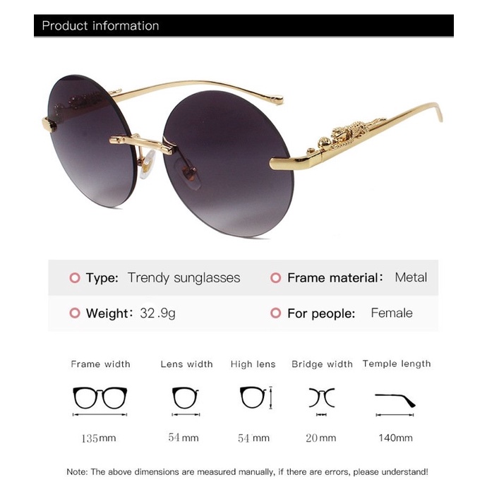 Mắt Kính Tròn Chống Chói Chống Tia Cực Tím Có 2 Màu