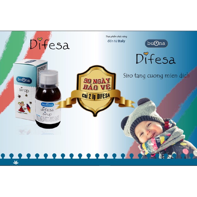 Siro Tăng miễn dịch Buona Difesa - Chính hãng Italy