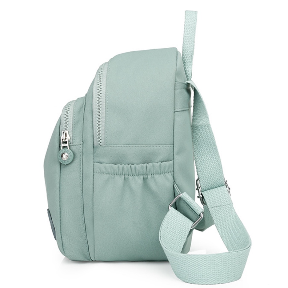 Ba Lô Du Lịch mini Vải Oxford Màu Trơn Thời Trang Hàn Quốc 2022