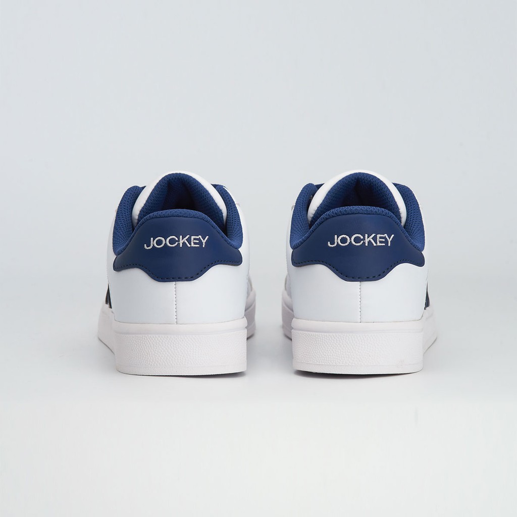 Mặc gì đẹp: Êm ái với Giày Sneaker Nam Jockey Style Cổ Thấp Thể Thao Trắng Phối Xanh - J0414 Men