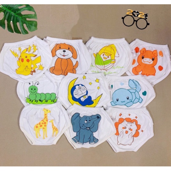 Combo 10 quần chip mông thú cho bé