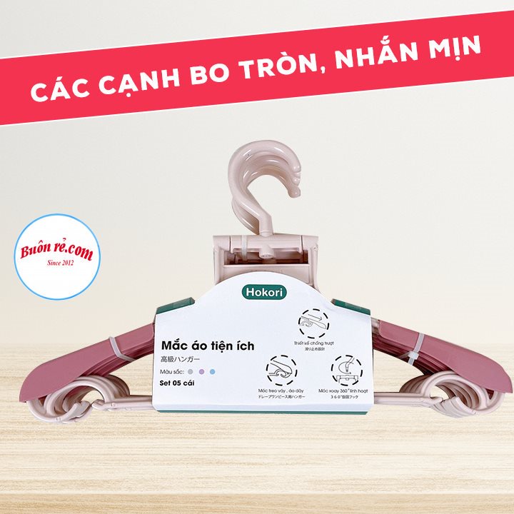 Móc treo quần áo người lớn Hokori cao cấp