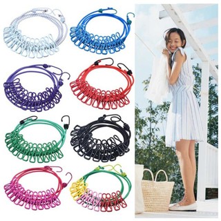 Cuộn dây phơi kèm móc kẹp sắt thông minh