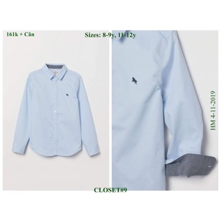 Áo sơ mi hm auth kid
