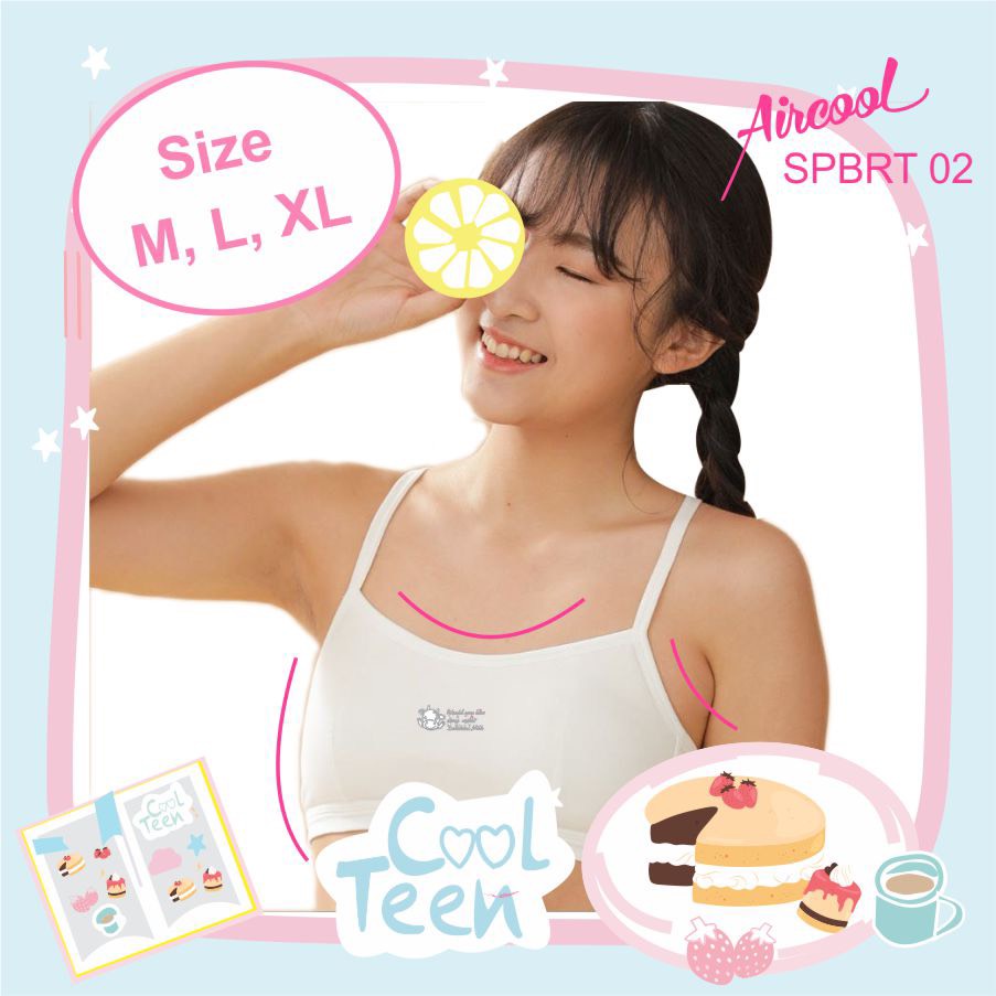 Áo lót cho bé gái AIRCOOL mềm mát thoáng sợi cotton cao câp