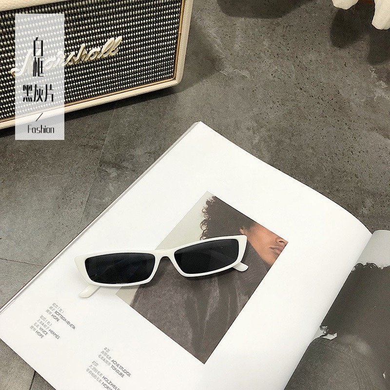 Kính râm gọng chữ nhật phong cách retro Hàn Quốc cho nữ