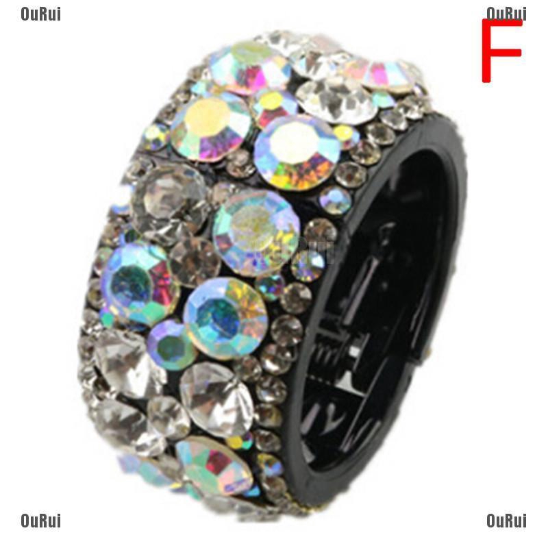 (FCC) 1 Kẹp Tóc Đính Đá Thời Trang Cho Nữ